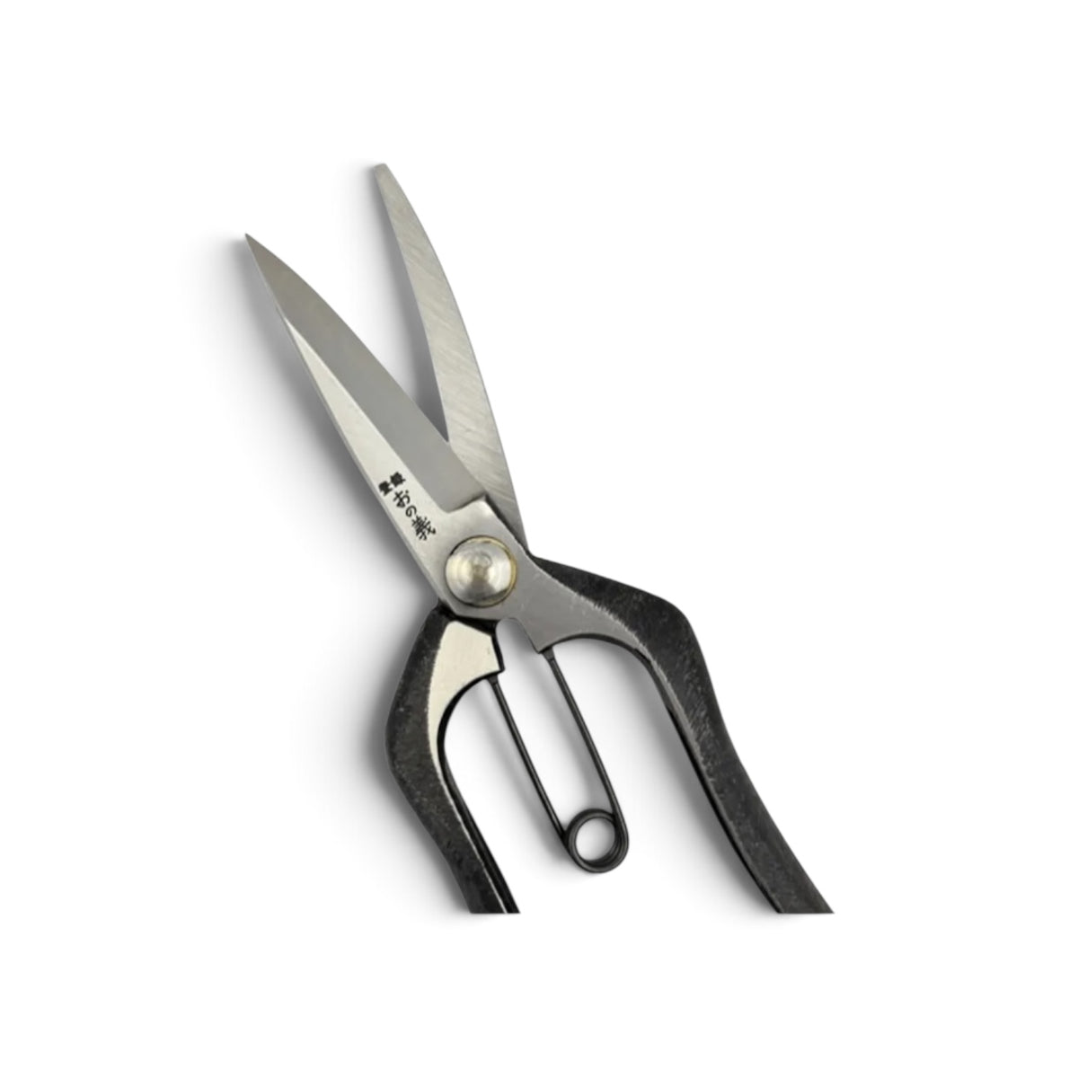 Onoyoshi Hybrid Long-Blade Pruning & Bud Trimming Scissors Total Length & Blade 210mm/85mm Weight: 230g High Carbon Steel [Traditional Hand Forged from Scratch / Hollow Ground Back / Twisted Blade / Screw Joint / Bottom Lock]