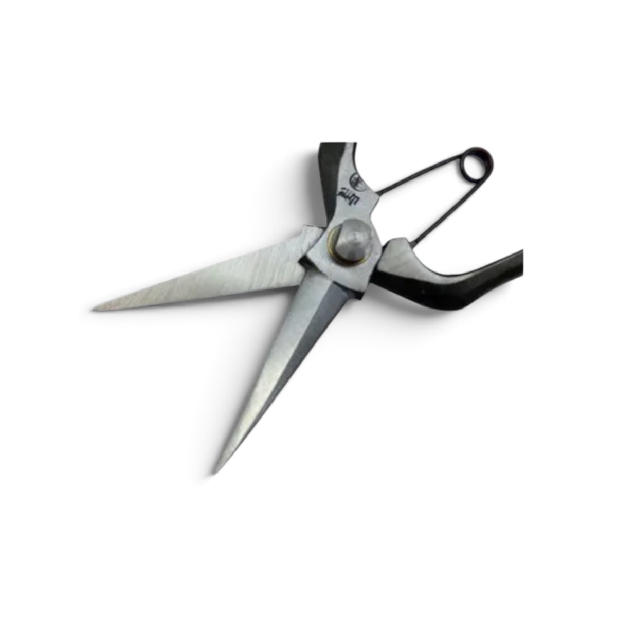 Kudo Shears Double-Edged Bud Trimming Scissors Total Length & Blade: 200mm/77mm Weight: 200g | Special Alloy Steel [Traditional Hand-Forged from Scratch / Hollow Ground Back / Twisted Blade / Screw Joint / Bottom Lock / Tough Northern Blade]