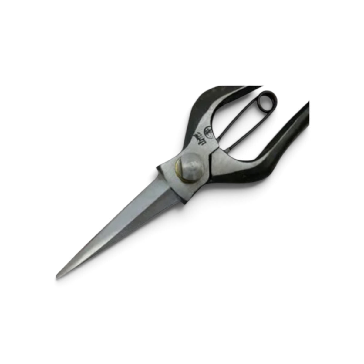 Kudo Shears Double-Edged Bud Trimming Scissors Total Length & Blade: 200mm/77mm Weight: 200g | Special Alloy Steel [Traditional Hand-Forged from Scratch / Hollow Ground Back / Twisted Blade / Screw Joint / Bottom Lock / Tough Northern Blade]