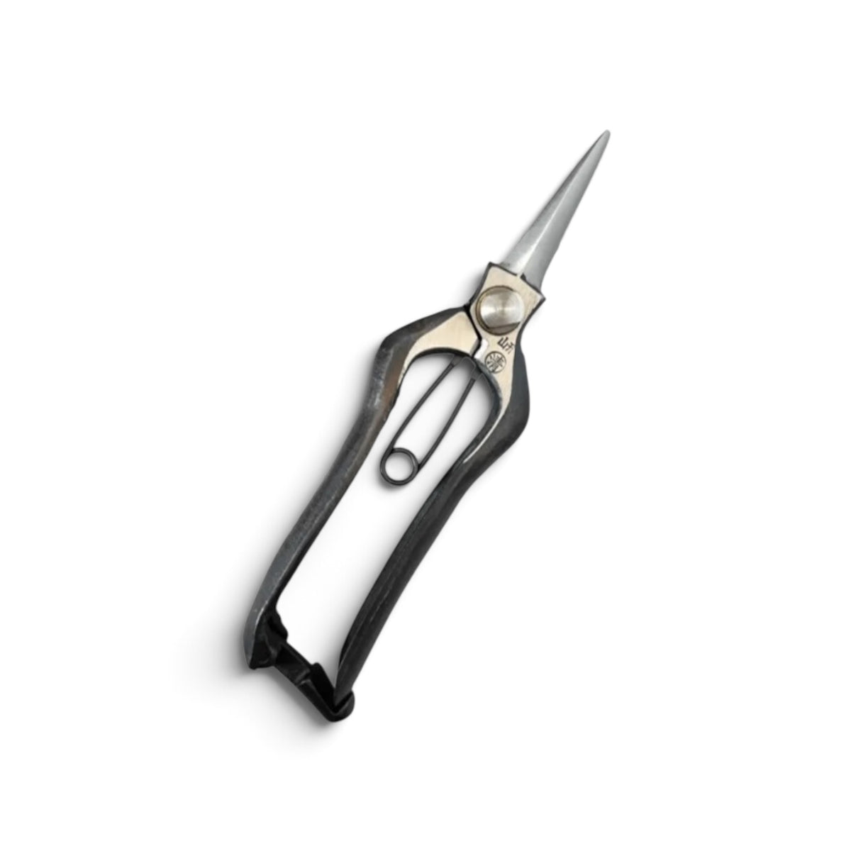 Kudo Shears Double-Edged Bud Trimming Scissors Total Length & Blade 180mm/61mm Weight: 180g Special Alloy Steel [Traditional Hand-Forged from Scratch / Hollow Ground Back / Twisted Blade / Screw Joint / Tough Northern Blade / Bottom Lock]