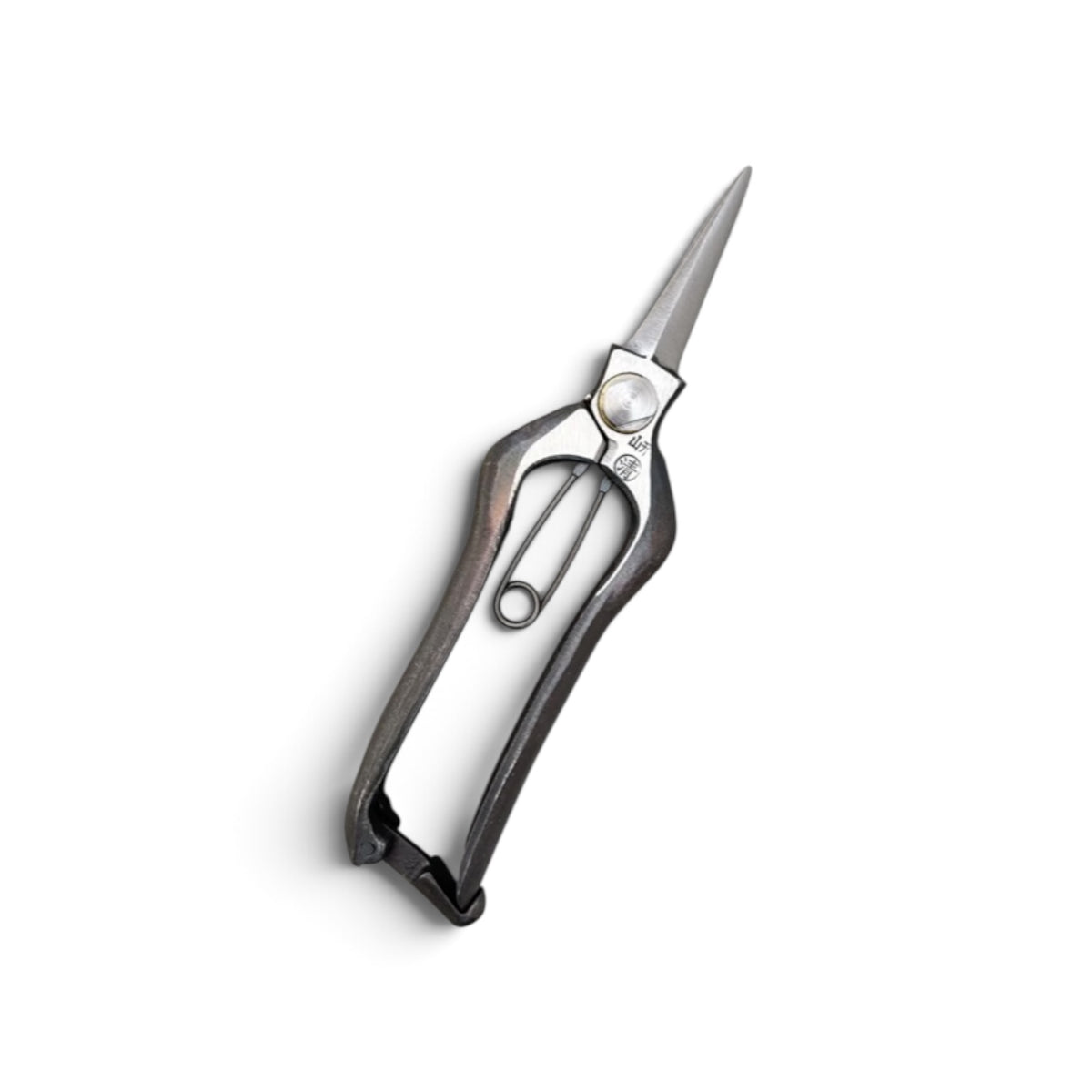 Kudo Shears Double-Edged Bud Trimming Scissors Total Length & Blade 180mm/61mm Weight: 180g Special Alloy Steel [Traditional Hand-Forged from Scratch / Hollow Ground Back / Twisted Blade / Screw Joint / Tough Northern Blade / Bottom Lock]