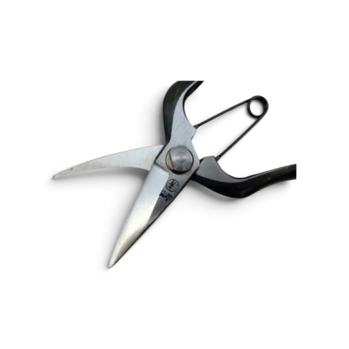 Kudo Shears Hybrid Pruning & Bud Trimming Scissors Total Length & Blade: 180mm/62mm Weight: 190g | Special Grade Alloy Steel [Traditional Hand-Forged from Scratch / Tough Northern Blade / Single-Edged / Hollow Ground Back / Screw Joint / Bottom Lock]