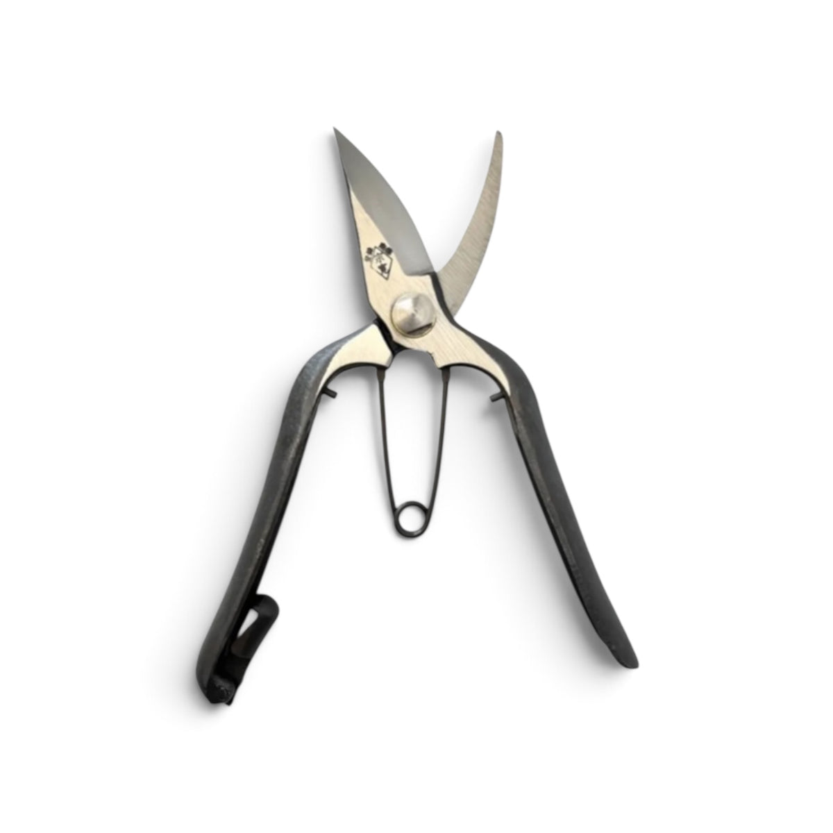 Abukumagawa Sokan Single-Edged Hybrid Pruning & Bud Trimming Scissors Total Length & Blade:190mm/60mm Weight: 195g | High Carbon Steel [Traditional Hand Forged from Scratch /Hollow Ground Back / Twisted Blade / Screw Joint / Bottom Lock]
