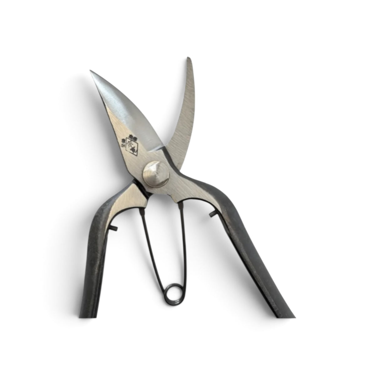 Abukumagawa Sokan Single-Edged Hybrid Pruning & Bud Trimming Scissors Total Length & Blade:190mm/60mm Weight: 195g | High Carbon Steel [Traditional Hand Forged from Scratch /Hollow Ground Back / Twisted Blade / Screw Joint / Bottom Lock]
