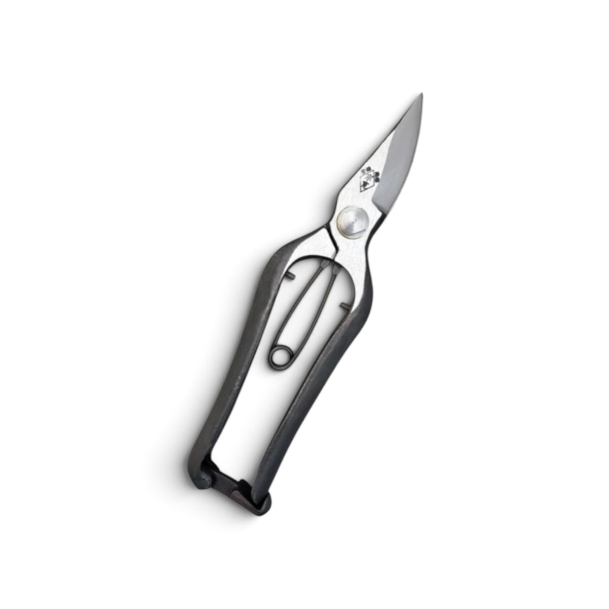 Abukumagawa Sokan Single-Edged Hybrid Pruning & Bud Trimming Scissors Total Length & Blade:190mm/60mm Weight: 195g | High Carbon Steel [Traditional Hand Forged from Scratch /Hollow Ground Back / Twisted Blade / Screw Joint / Bottom Lock]