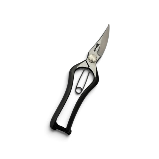 Hidehisa Hybrid Pruning & Bud Trimming Scissors Total Length & Blade 180mm/60mm Weight: 166g High Carbon Steel [Machine-Forged & Hand-Finished / Hollow Ground Back / Twisted Blade / Screw Joint / Bottom Lock / Ultra-Lightweight]