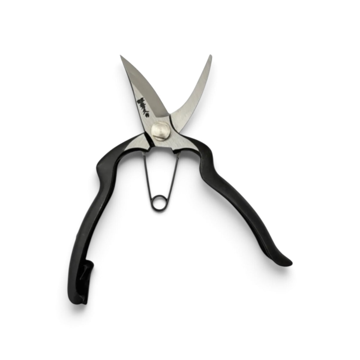 Hidehisa Single Edged Hybrid Pruning & Bud Trimming Scissors Total Length & Blade: 190mm/60mm Weight: 152g High Carbon Steel [Machine-Forged & Hand-Finished / Hollow Ground Back / Twisted Blade / Screw Joint / Ultra Featherweight/  Bottom Lock]