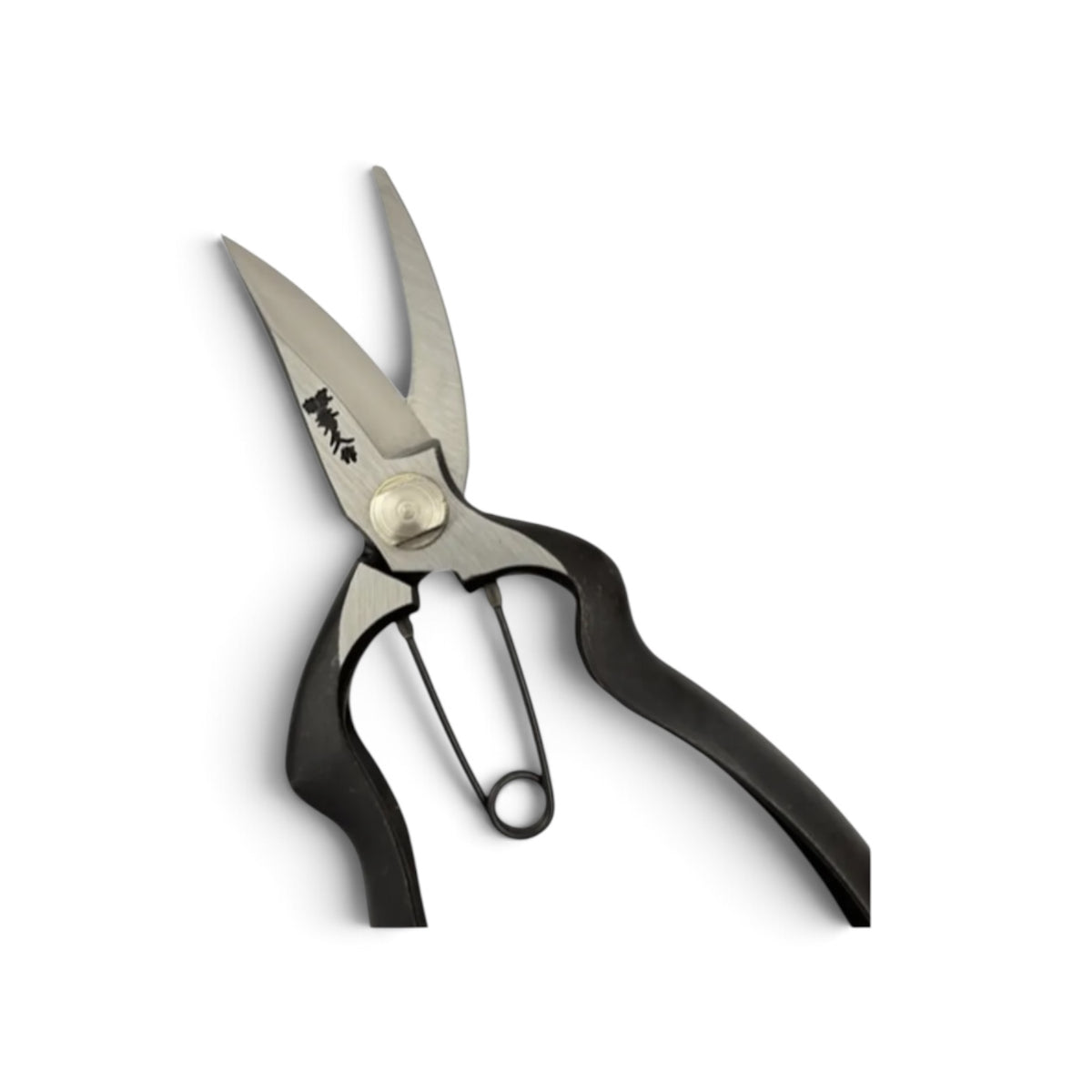 Hidehisa Single Edged Hybrid Pruning & Bud Trimming Scissors Total Length & Blade: 190mm/60mm Weight: 152g High Carbon Steel [Machine-Forged & Hand-Finished / Hollow Ground Back / Twisted Blade / Screw Joint / Ultra Featherweight/  Bottom Lock]