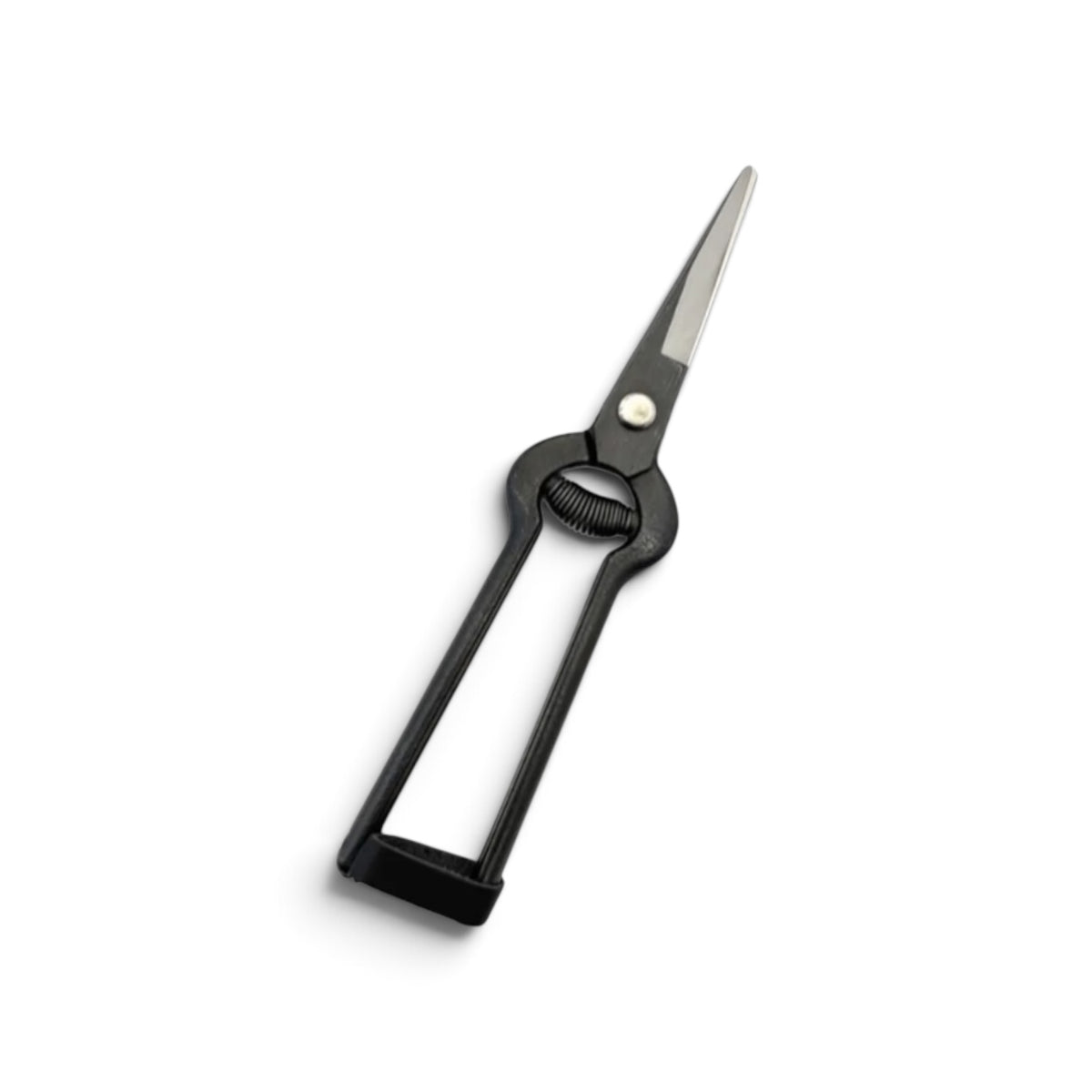 Hidehisa Double-Edged Bud Trimming Scissors Total Length & Blade: 190mm/63mm Weight: 175g | High Carbon Steel [Machine-Forged & Hand-Finished / Hollow Ground Back / Twisted Blade / Rivet Joint / Ultra-Sharp Fine Tip /Bottom Lock]