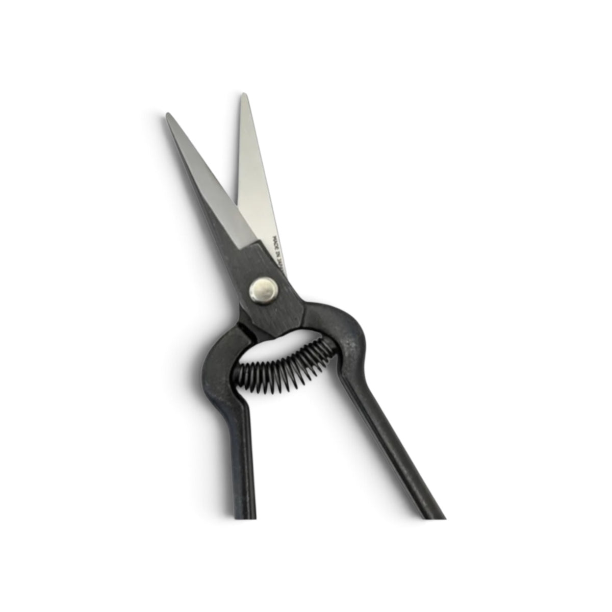 Hidehisa Double-Edged Bud Trimming Scissors Total Length & Blade: 190mm/63mm Weight: 175g | High Carbon Steel [Machine-Forged & Hand-Finished / Hollow Ground Back / Twisted Blade / Rivet Joint / Ultra-Sharp Fine Tip /Bottom Lock]