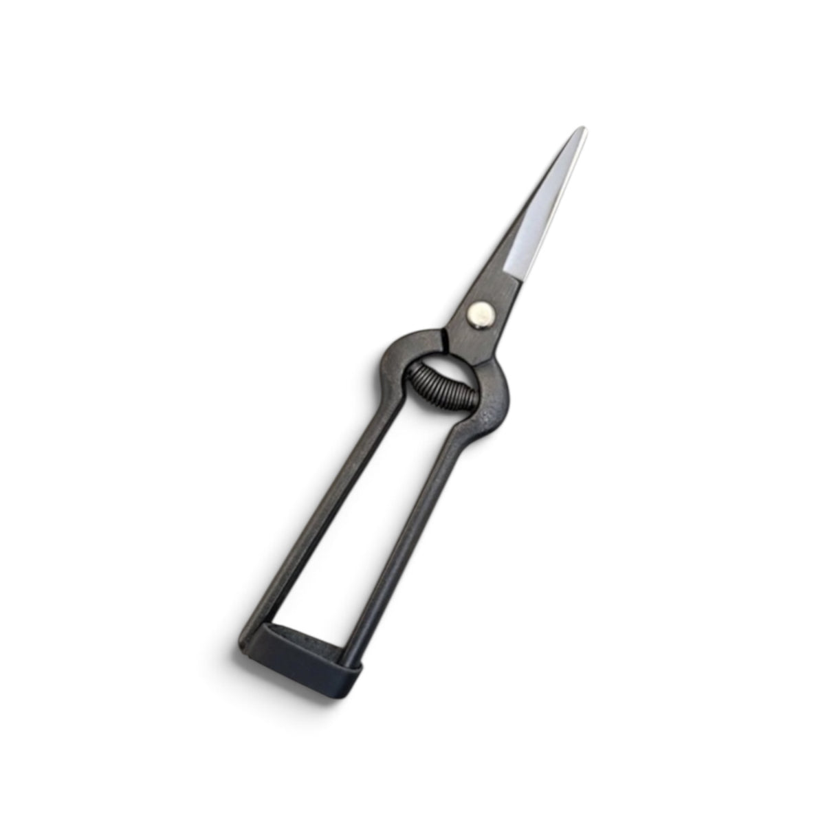 Hidehisa Double-Edged Bud Trimming Scissors Total Length & Blade: 190mm/63mm Weight: 175g | High Carbon Steel [Machine-Forged & Hand-Finished / Hollow Ground Back / Twisted Blade / Rivet Joint / Ultra-Sharp Fine Tip /Bottom Lock]