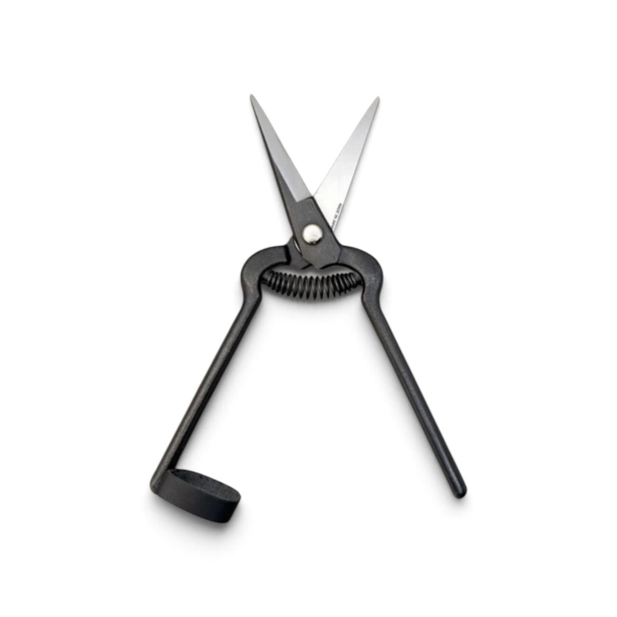 Hidehisa Double-Edged Bud Trimming Scissors Total Length & Blade: 190mm/63mm Weight: 175g | High Carbon Steel [Machine-Forged & Hand-Finished / Hollow Ground Back / Twisted Blade / Rivet Joint / Ultra-Sharp Fine Tip /Bottom Lock]