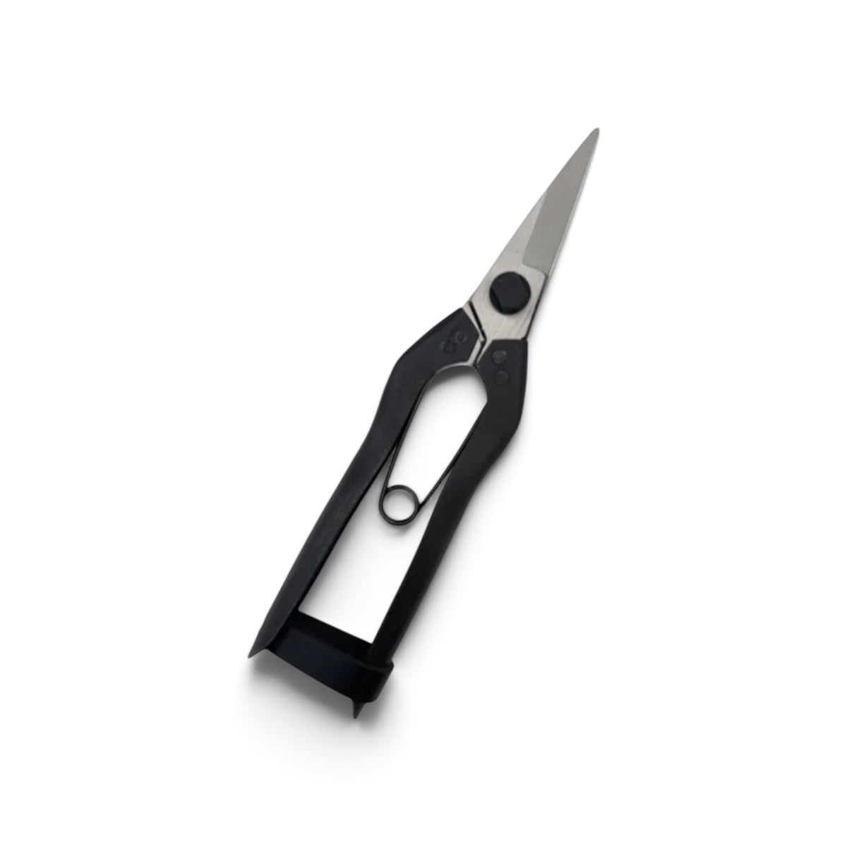 Okatsune No.207 Specialized Pine Needle & Bud Shear 190mm/45mm Weight: 120g | Yasuki White Paper Steel [Shirogami High-Carbon Steel / Ultra-Lightweight 120g / Precision Pine Plucking & Candle Thinning / Hollow Ground / Twisted Blade / Classic Ring Lock]