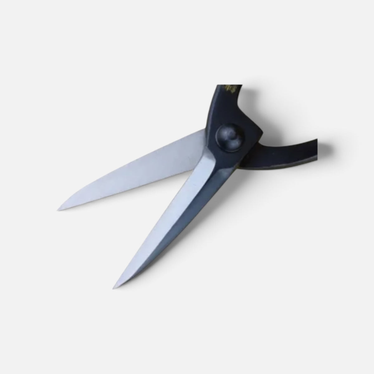 Hasamiya Ichiban Long-Handle Bonsai-Ikebana (Floral Shears) Pine Needle & Bud Pruning Shears Total Length & Blade: 200mm/63mm / Yasuki White Paper Steel [Traditional Hand Forged from Scratch / Hollow Ground Blade / Twisted Blade / Rivet Joint]