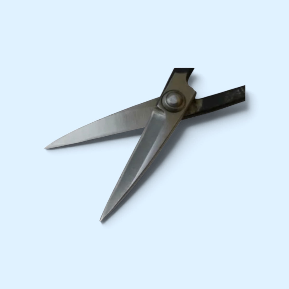 Hasamiya Ichiban Bonsai-Ikebana (Floral Shears) Pine Needle & Branch Pruning Shears Total Length & Blade: 210mm/60mm / Yasuki Blue Paper Steel [Traditional Hand Forged from Scratch / Hollow Ground Blade / Twisted Blade / Rivet Joint]