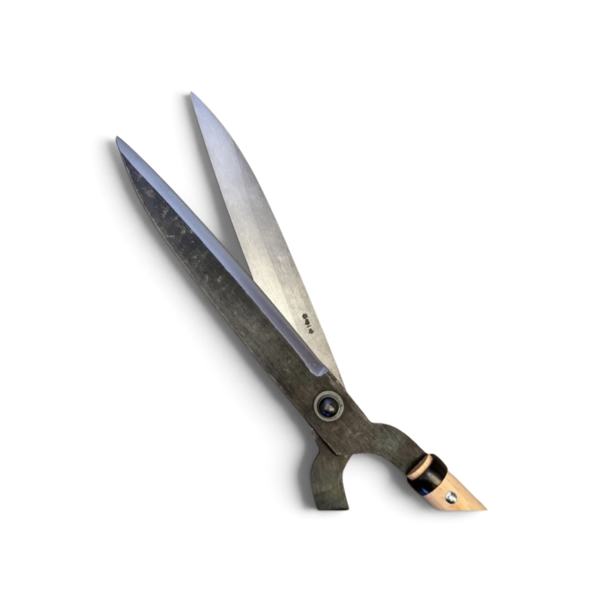 Hasamiya Ichiban Special Edition Gate-Hedge Shears 240mm High-Grade Tool Steel / Oak Handle 360mm [Traditional Hand-Forged from Scratch / Urasuki Hollow Ground / Rivet Joint / Gate-Style]