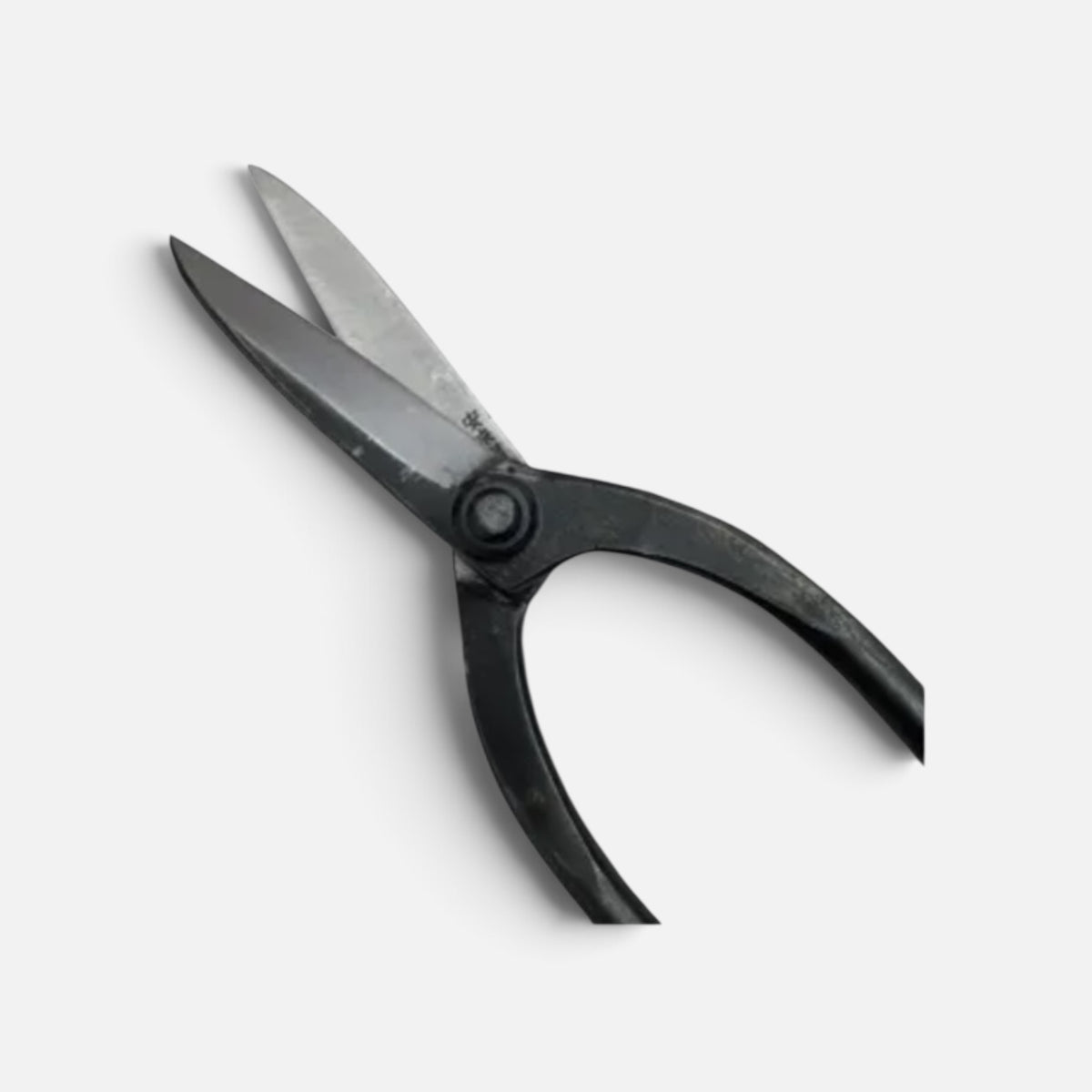 SAKURA Kyoto Style Kiribashi Gardening Shears Total Length & Blade: 230mm/77mm Long-Narrow Blade / Yasuki White Paper Steel [Traditional Hand Forged from Scratch / Hollow Ground Blade / Twisted Blade / Rivet Joint]