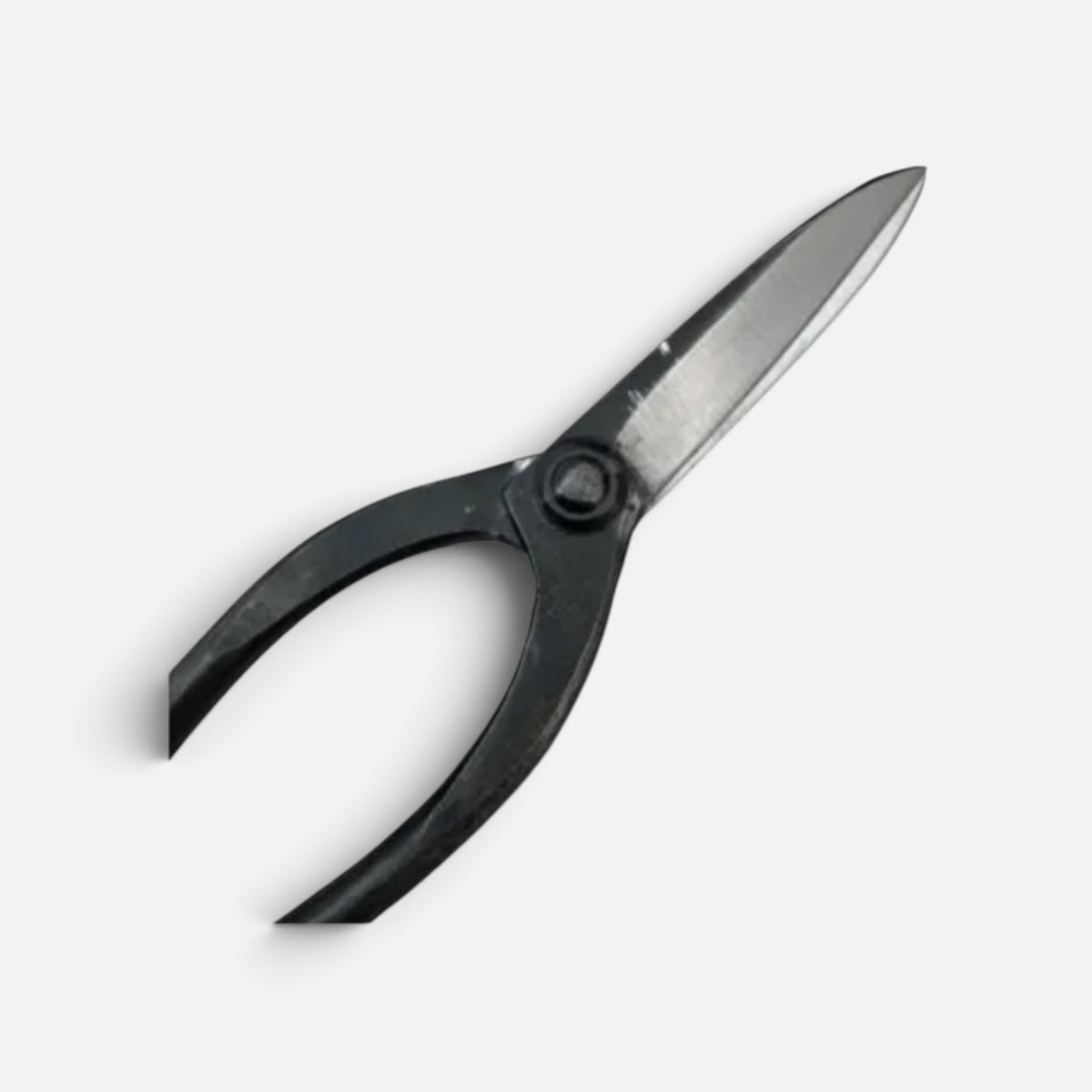 SAKURA Kyoto Style Kiribashi Gardening Shears Total Length & Blade: 230mm/77mm Long-Narrow Blade / Yasuki White Paper Steel [Traditional Hand Forged from Scratch / Hollow Ground Blade / Twisted Blade / Rivet Joint]