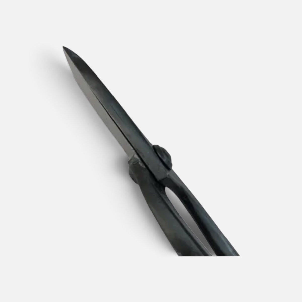 SAKURA Kyoto Style Kiribashi Gardening Shears Total Length & Blade: 250mm/77mm Long-Narrow Blade / Yasuki White Paper Steel [Traditional Hand Forged from Scratch / Hollow Ground Blade / Twisted Blade / Rivet Joint]