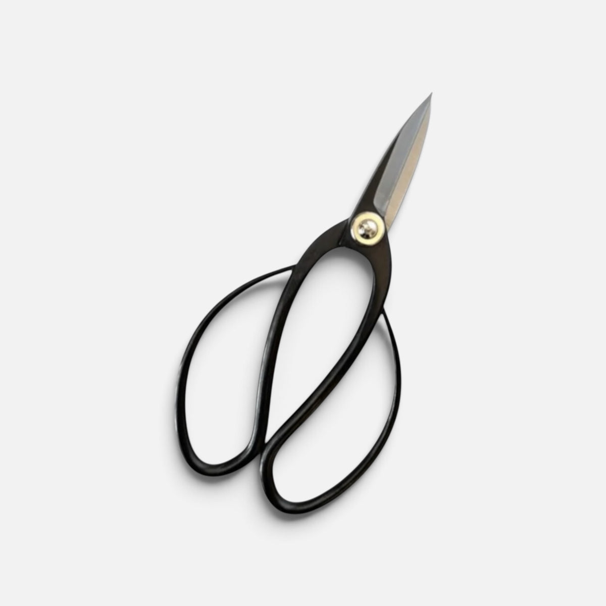 Hasamiya Ichiban Bonsai-Ikebana (Floral Shears) Pruning Shears Total Length & Blade: 210mm/62mm / Yasuki White Paper Steel [Traditional Hand Forged from Scratch / Hollow Ground Blade / Twisted Blade / Rivet Joint / Shinogi Blade]