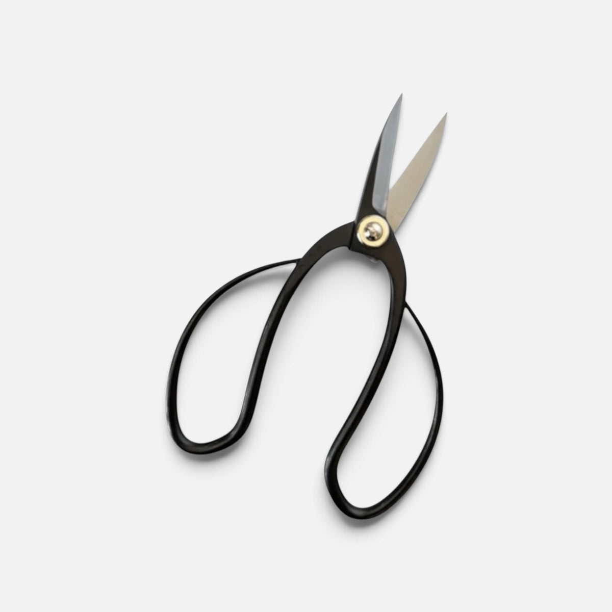 Hasamiya Ichiban Bonsai-Ikebana (Floral Shears) Pruning Shears Total Length & Blade: 210mm/62mm / Yasuki White Paper Steel [Traditional Hand Forged from Scratch / Hollow Ground Blade / Twisted Blade / Rivet Joint / Shinogi Blade]