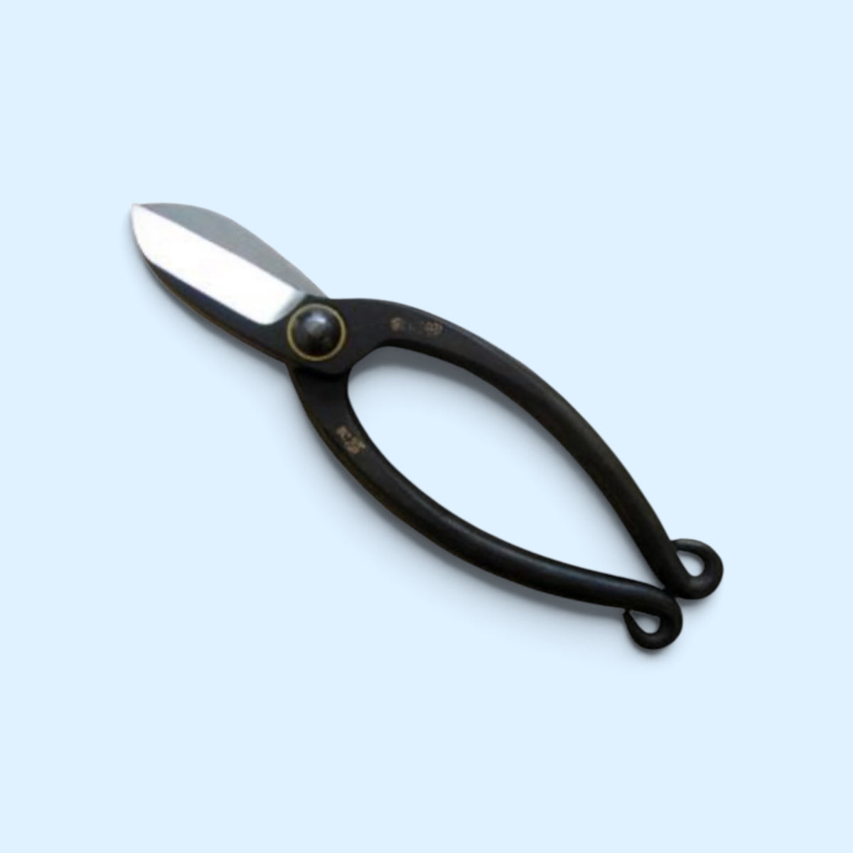 Minamoto no Akitada Ikenobo Traditional Bonsai-Ikebana (Floral Shears) Pruning Shears Total Length & Blade: 165mm/53mm / Yasuki Blue Paper Steel [Ikenobo Style / Precision Ground Blade / Twisted Blade / Master Cutlery]