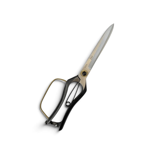 SAKURA Slim Single-Handed Hedge Shears 270mm Yasugi Shirogami White Paper Steel / With Guard [Traditional Hand-Forged from Scratch / Twist Blade / Urasuki Hollow Ground / Screw Joint]