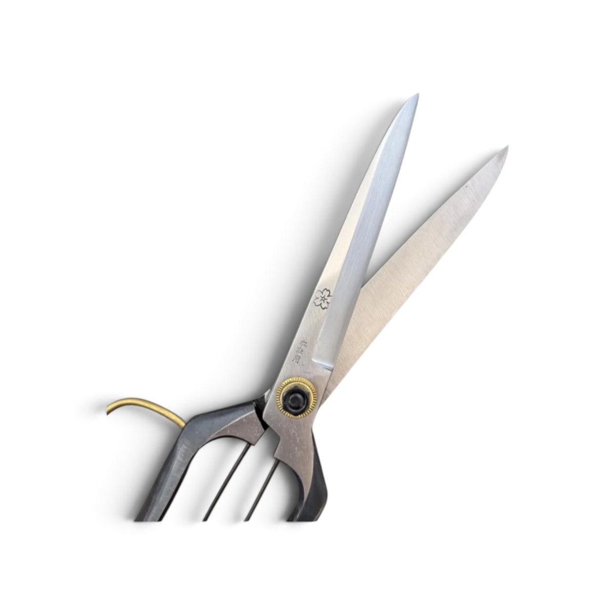 SAKURA Slim Single-Handed Hedge Shears 270mm Yasugi Shirogami White Paper Steel / With Guard [Traditional Hand-Forged from Scratch / Twist Blade / Urasuki Hollow Ground / Screw Joint]
