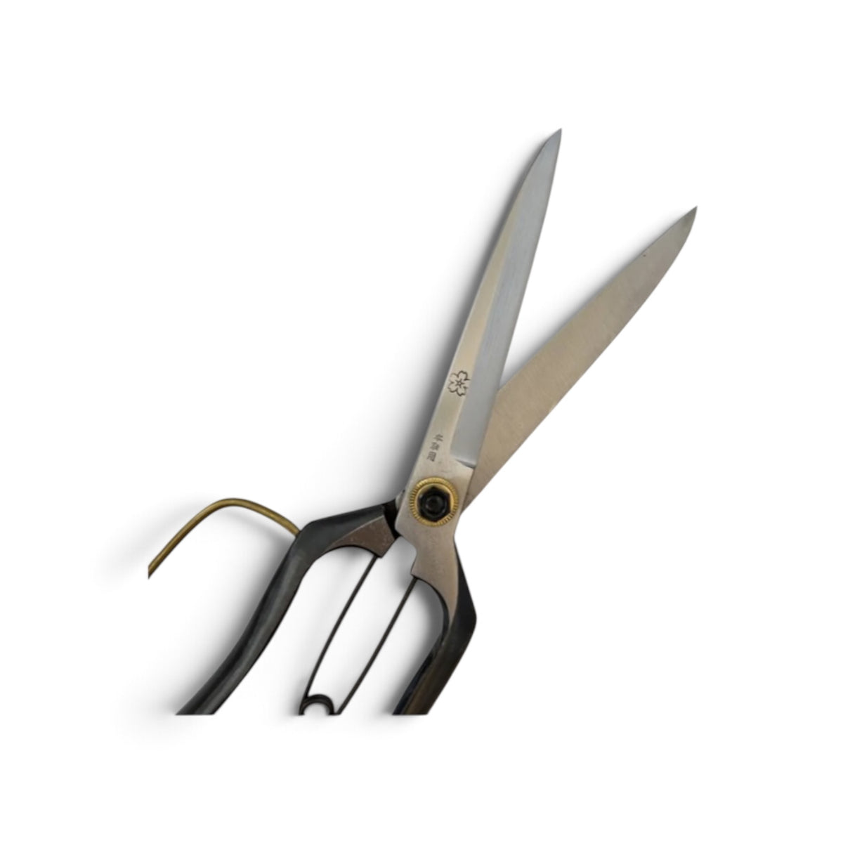 SAKURA Slim Single-Handed Hedge Shears 270mm Yasugi Shirogami White Paper Steel / With Guard [Traditional Hand-Forged from Scratch / Twist Blade / Urasuki Hollow Ground / Screw Joint]