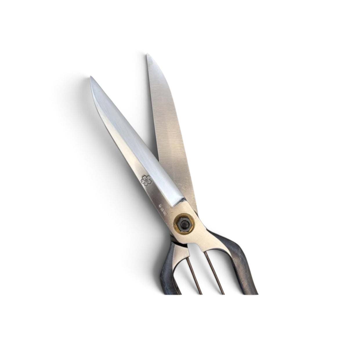 SAKURA Standard Single-Handed Hedge Shears 270mm Yasugi Shirogami White Paper Steel / Without Guard [Traditional Hand-Forged from Scratch / Twist Blade / Urasuki Hollow Ground / Screw Joint ]
