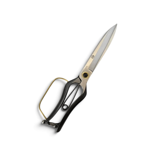 SAKURA Standard Single-Handed Hedge Shears 270mm Yasugi Shirogami White Paper Steel / With Guard [Traditional Hand-Forged from Scratch / Twist Blade / Urasuki Hollow Ground / Screw Joint ]