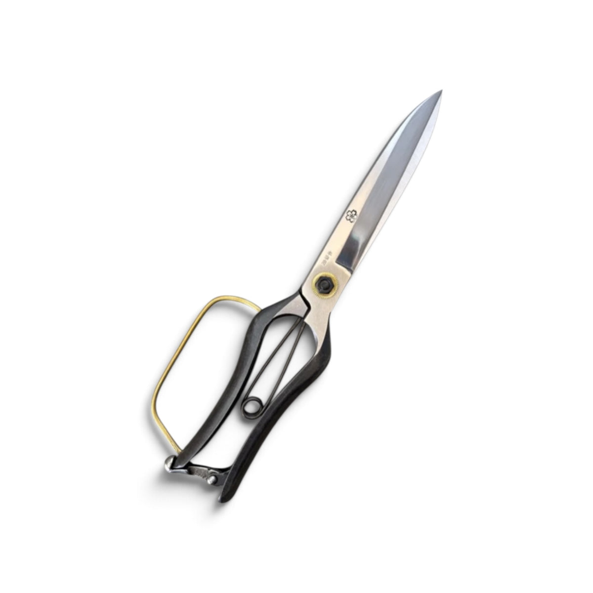 SAKURA Standard Single-Handed Hedge Shears 270mm Yasugi Shirogami White Paper Steel / With Guard [Traditional Hand-Forged from Scratch / Twist Blade / Urasuki Hollow Ground / Screw Joint ]