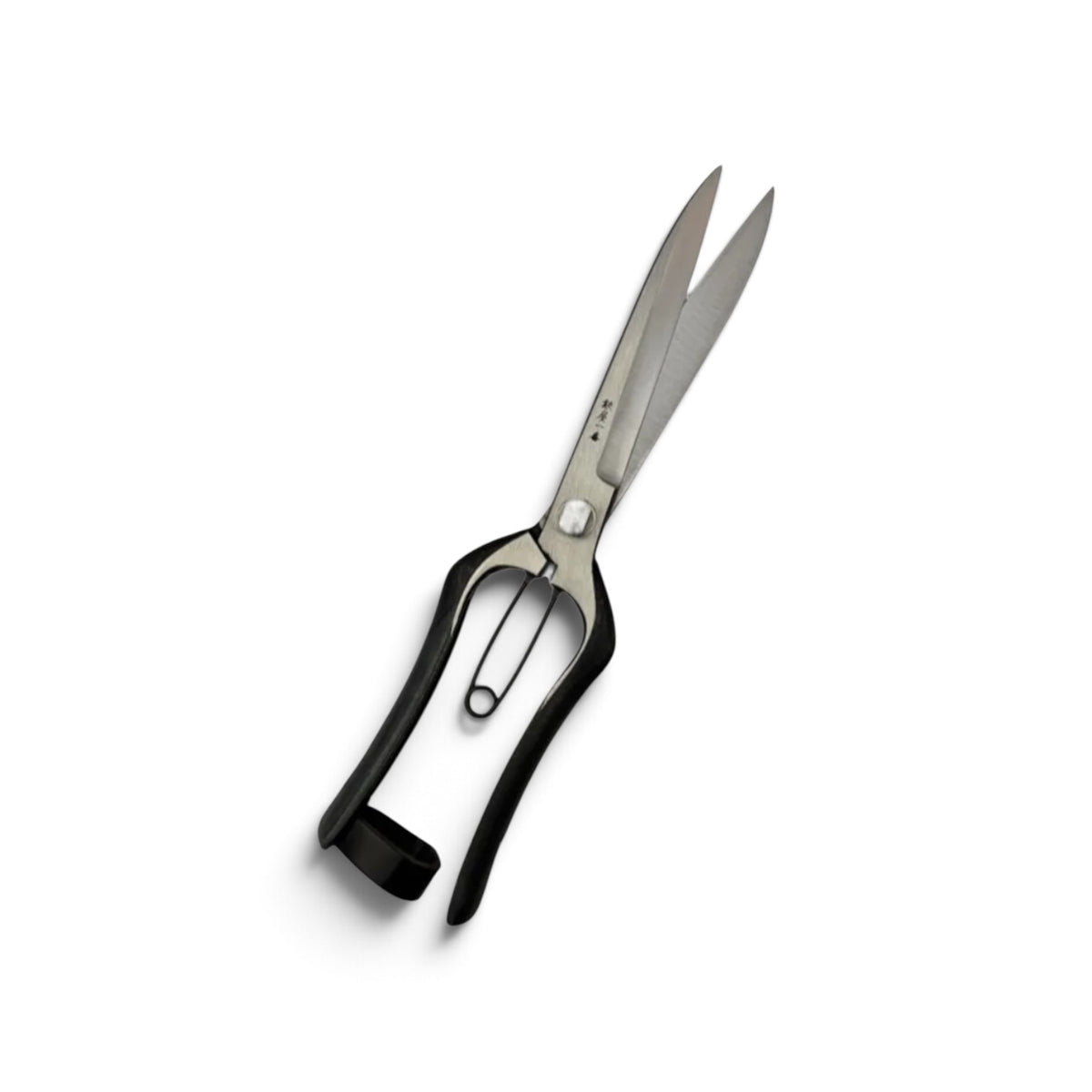 Hasamiya Ichiban Slim Single-Handed Hedge Shears 270mm High-Carbon Japanese Steel / Leather Strap Closure [Slim Lightweight Profile / Traditional Hand-Forged from Scratch / Urasuki Hollow Ground / Screw Joint / Leather Catch]