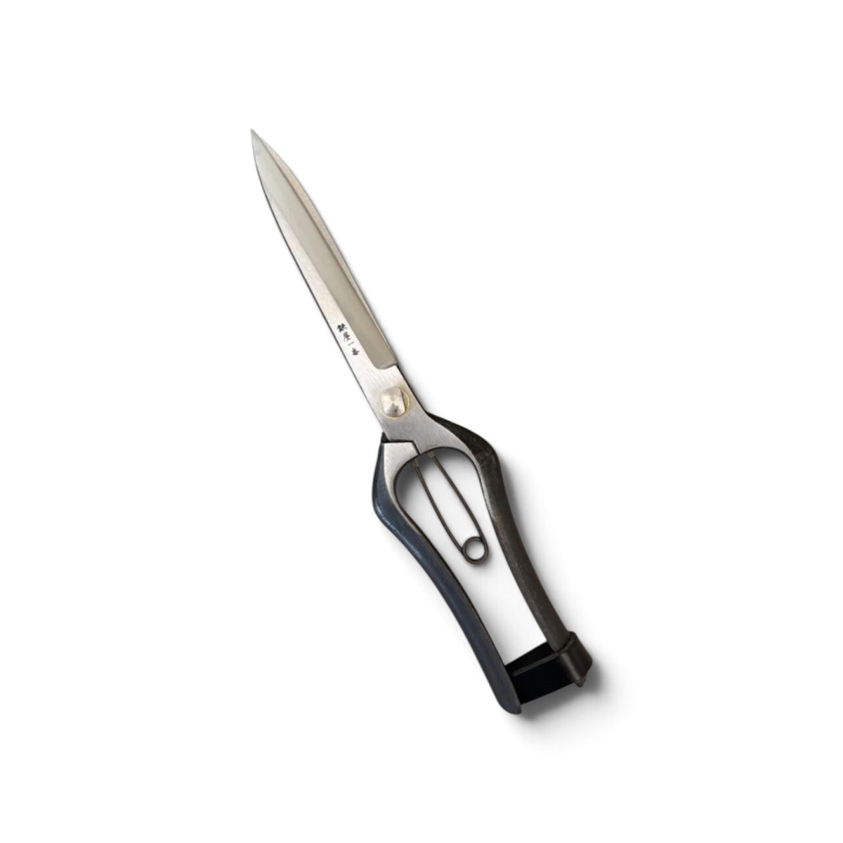 Hasamiya Ichiban Slim Single-Handed Hedge Shears 270mm High-Carbon Japanese Steel / Leather Strap Closure [Slim Lightweight Profile / Traditional Hand-Forged from Scratch / Urasuki Hollow Ground / Screw Joint / Leather Catch]