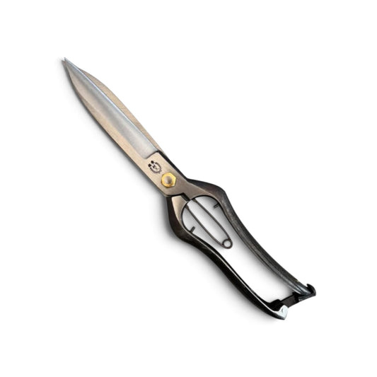 Murahisa Single-Handed Hedge Shears Without Guard Total Length & Blade: 270mm / 130mm Yasugi High-Carbon Steel [Traditional Hand-Forged from Scratch / Hollow Ground Back / Screw Joint / Smooth Engagement]