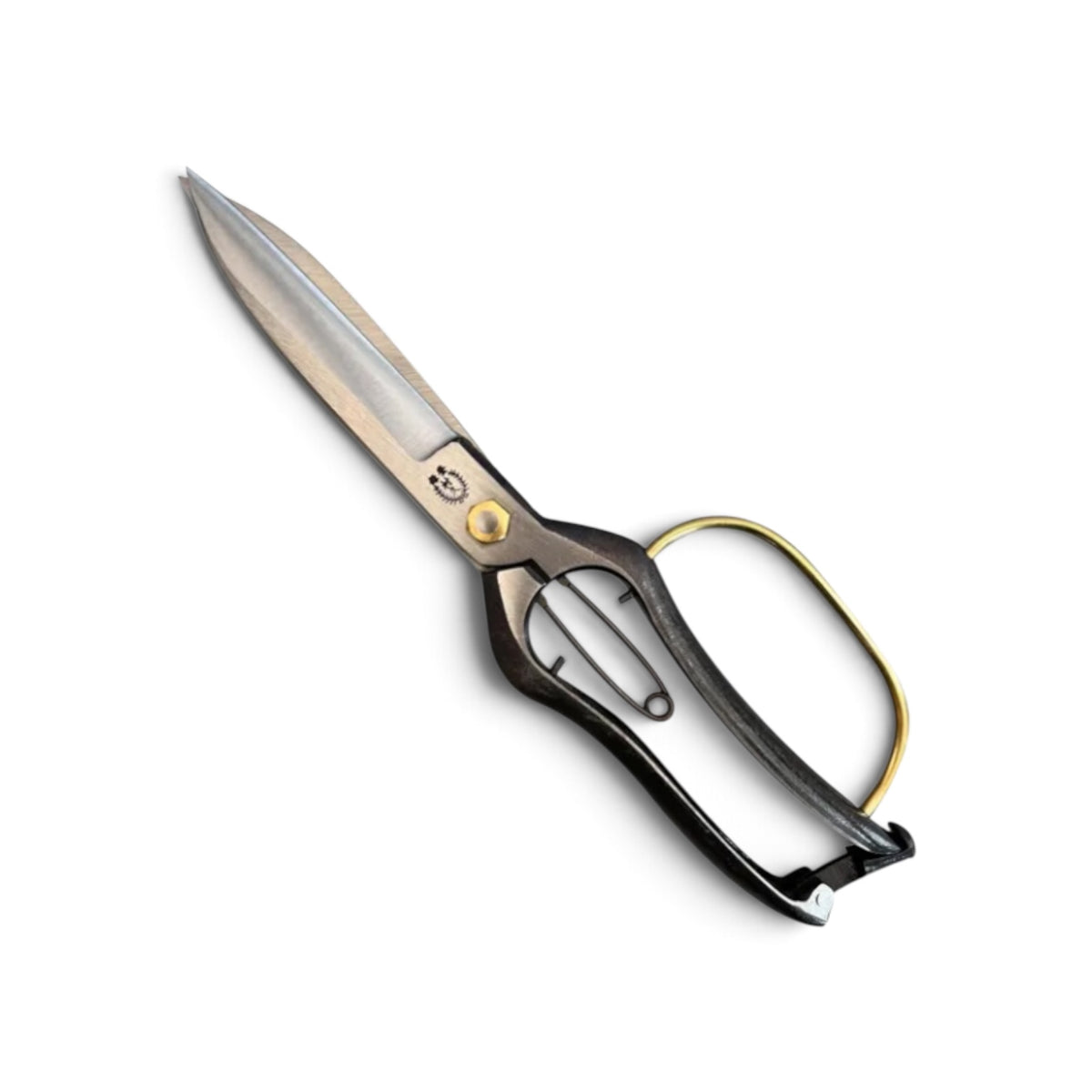 Murahisa Single-Handed Hedge Shears With Guard Total Length & Blade: 270mm / 128mm Yasugi High-Carbon Steel [Traditional Hand-Forged from Scratch / Hollow Ground Back / Screw Joint / Smooth Engagement]