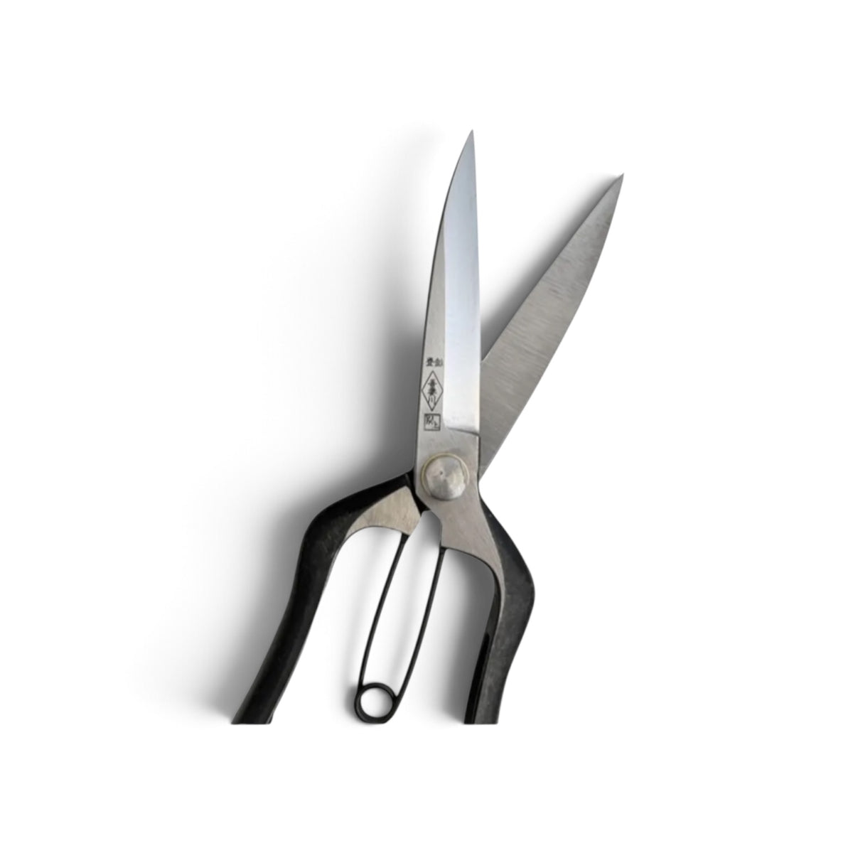 Azumagawa Lightweight Slim Single-Handed Hedge Shears Without Guard Total Length & Blade: 230mm / 100mm Yasugi High-Carbon Steel [Traditional Hand-Forged from Scratch / Hollow Ground Back / Screw Joint / Twist Blade / Smooth Engagement]
