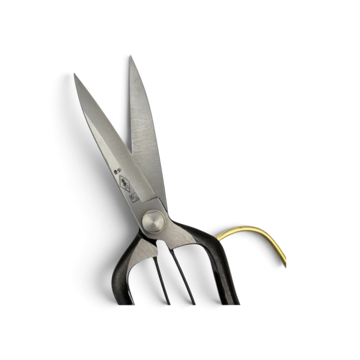 Azumagawa Lightweight Slim Single-Handed Hedge Shears With Guard Total Length & Blade: 230mm / 100mm Yasugi High-Carbon Steel [Traditional Hand-Forged from Scratch / Hollow Ground Back / Screw Joint / Twist Blade / Smooth Engagement]