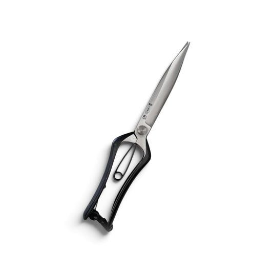 Azumagawa Lightweight Slim Single-Handed Hedge Shears Without Guard Total Length & Blade: 255mm / 127mm Yasugi High-Carbon Steel [Traditional Hand-Forged from Scratch / Hollow Ground Back / Screw Joint / Twist Blade / Smooth Engagement]