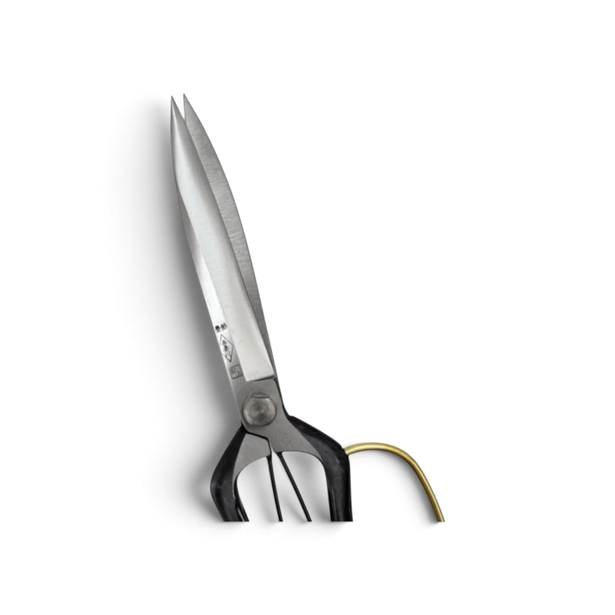 Azumagawa Lightweight Slim Single-Handed Hedge Shears With Guard Total Length & Blade: 255mm / 125mm Yasugi High-Carbon Steel [Traditional Hand-Forged from Scratch / Hollow Ground Back / Screw Joint / Twist Blade / Smooth Engagement]