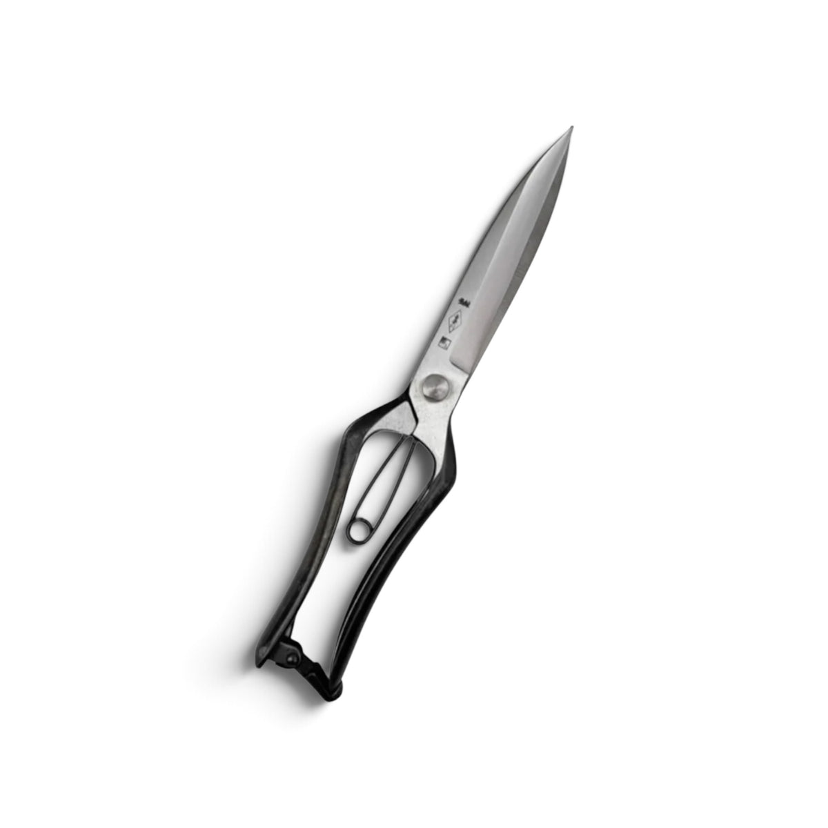 Azumagawa Lightweight Slim Single-Handed Hedge Shears Without Guard Total Length & Blade: 255mm / 127mm Yasugi High-Carbon Steel [Traditional Hand-Forged from Scratch / Hollow Ground Back / Screw Joint / Twist Blade / Smooth Engagement]