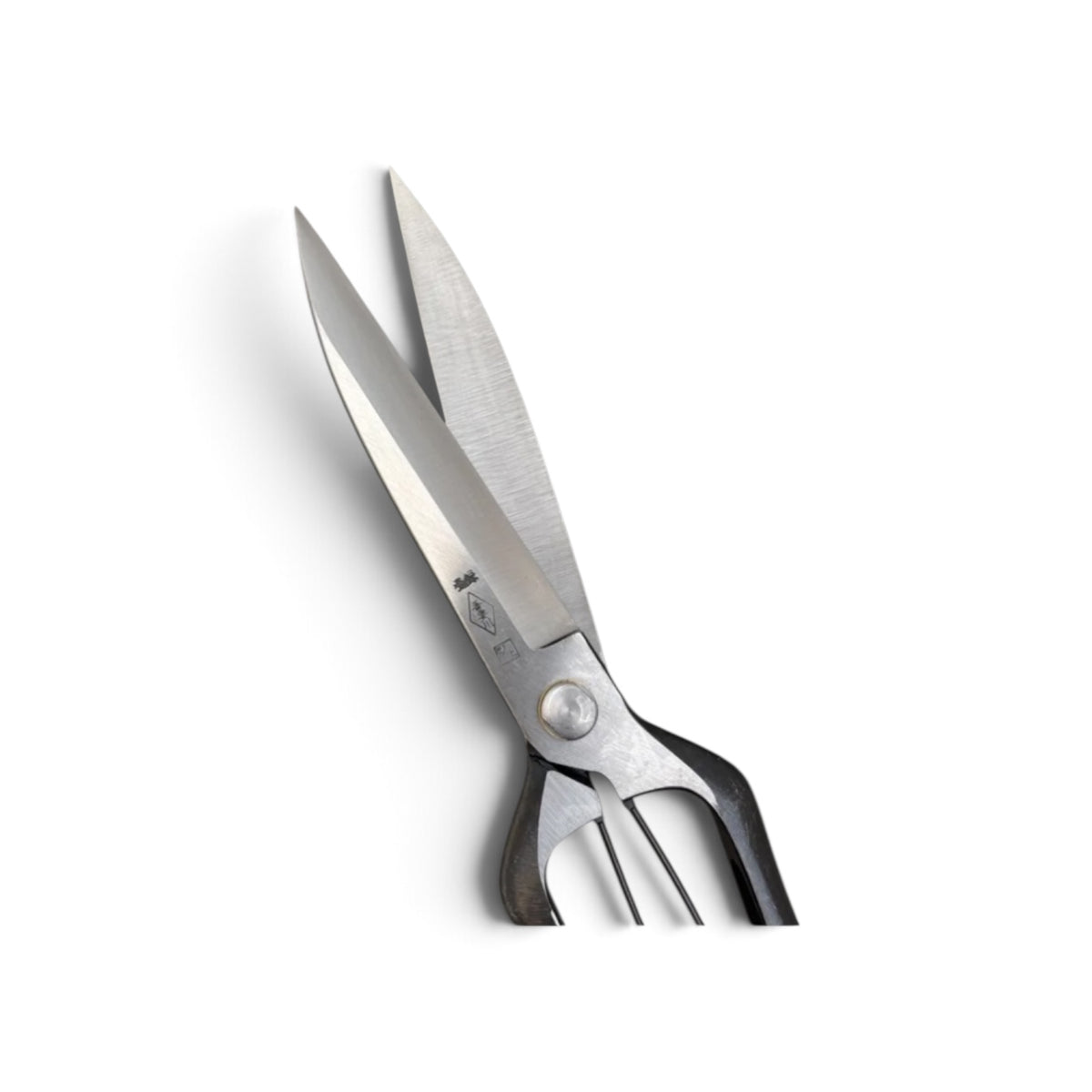 Azumagawa Lightweight Slim Single-Handed Hedge Shears Without Guard Total Length & Blade: 255mm / 127mm Yasugi High-Carbon Steel [Traditional Hand-Forged from Scratch / Hollow Ground Back / Screw Joint / Twist Blade / Smooth Engagement]