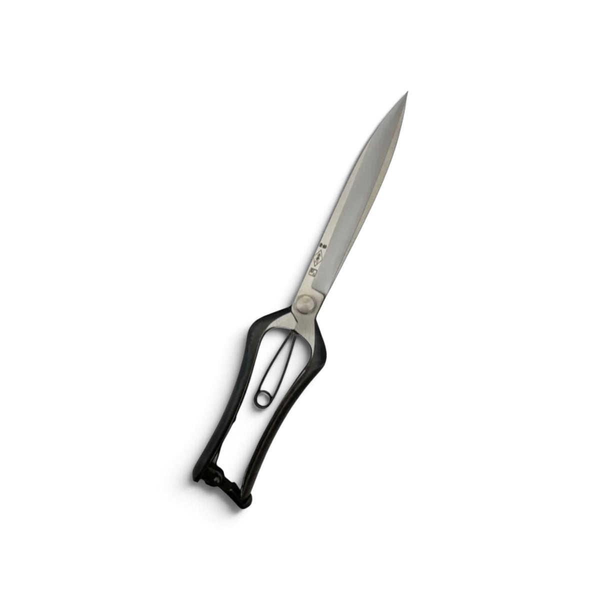 Azumagawa Lightweight Slim Single-Handed Hedge Shears Without Guard Total Length & Blade: 280mm / 152mm Yasugi High-Carbon Steel [Traditional Hand-Forged from Scratch / Hollow Ground Back / Screw Joint / Twist Blade / Smooth Engagement]
