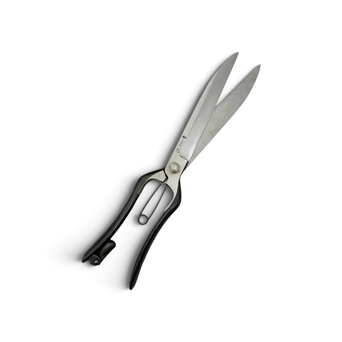 Azumagawa Single-Handed Hedge Shears Without Guard Total Length & Blade: 320mm / 173mm Yasugi High-Carbon Steel [Traditional Hand-Forged from Scratch / Hollow Ground Back / Screw Joint / Twist Blade / Smooth Engagement]