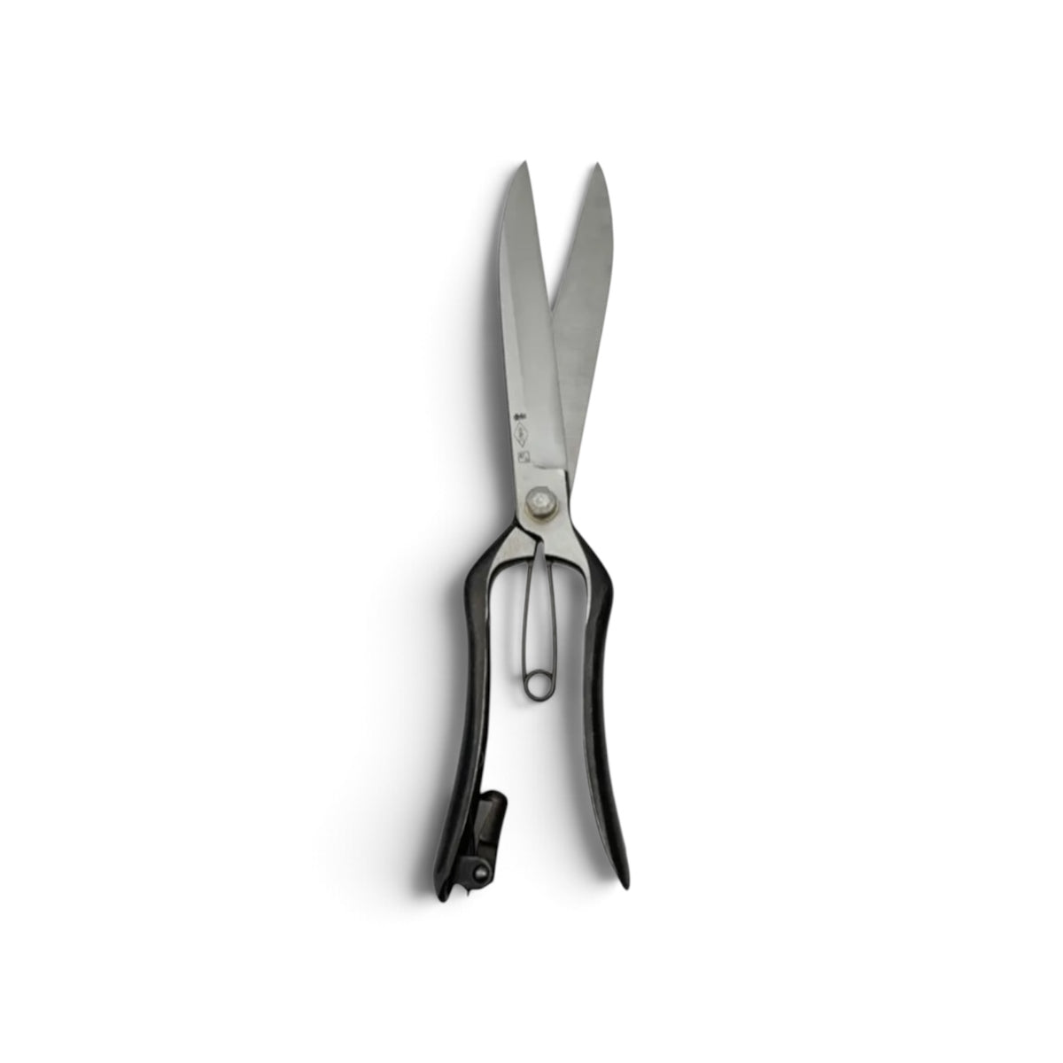 Azumagawa Single-Handed Hedge Shears Without Guard Total Length & Blade: 320mm / 173mm Yasugi High-Carbon Steel [Traditional Hand-Forged from Scratch / Hollow Ground Back / Screw Joint / Twist Blade / Smooth Engagement]