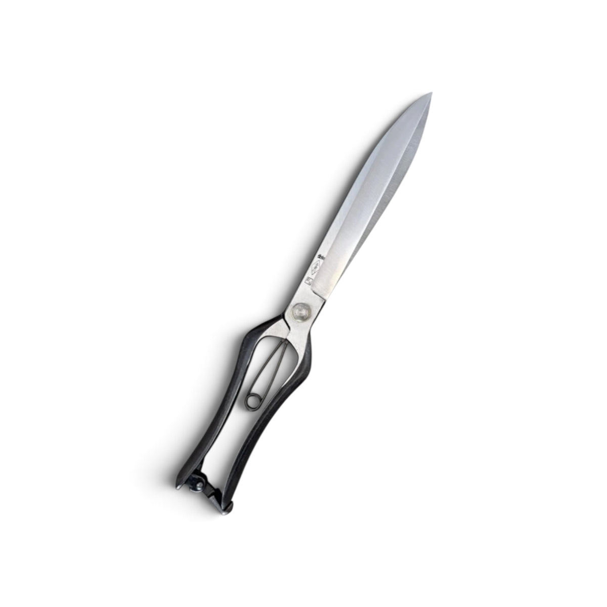 Azumagawa Single-Handed Hedge Shears Without Guard Total Length & Blade: 320mm / 173mm Yasugi High-Carbon Steel [Traditional Hand-Forged from Scratch / Hollow Ground Back / Screw Joint / Twist Blade / Smooth Engagement]