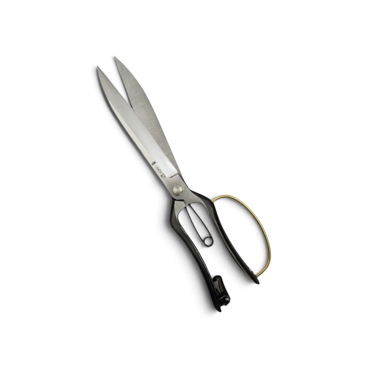 Azumagawa Single-Handed Hedge Shears With Guard Total Length & Blade: 320mm / 173mm Yasugi High-Carbon Steel [Traditional Hand-Forged from Scratch / Hollow Ground Back / Screw Joint / Twist Blade / Smooth Engagement]