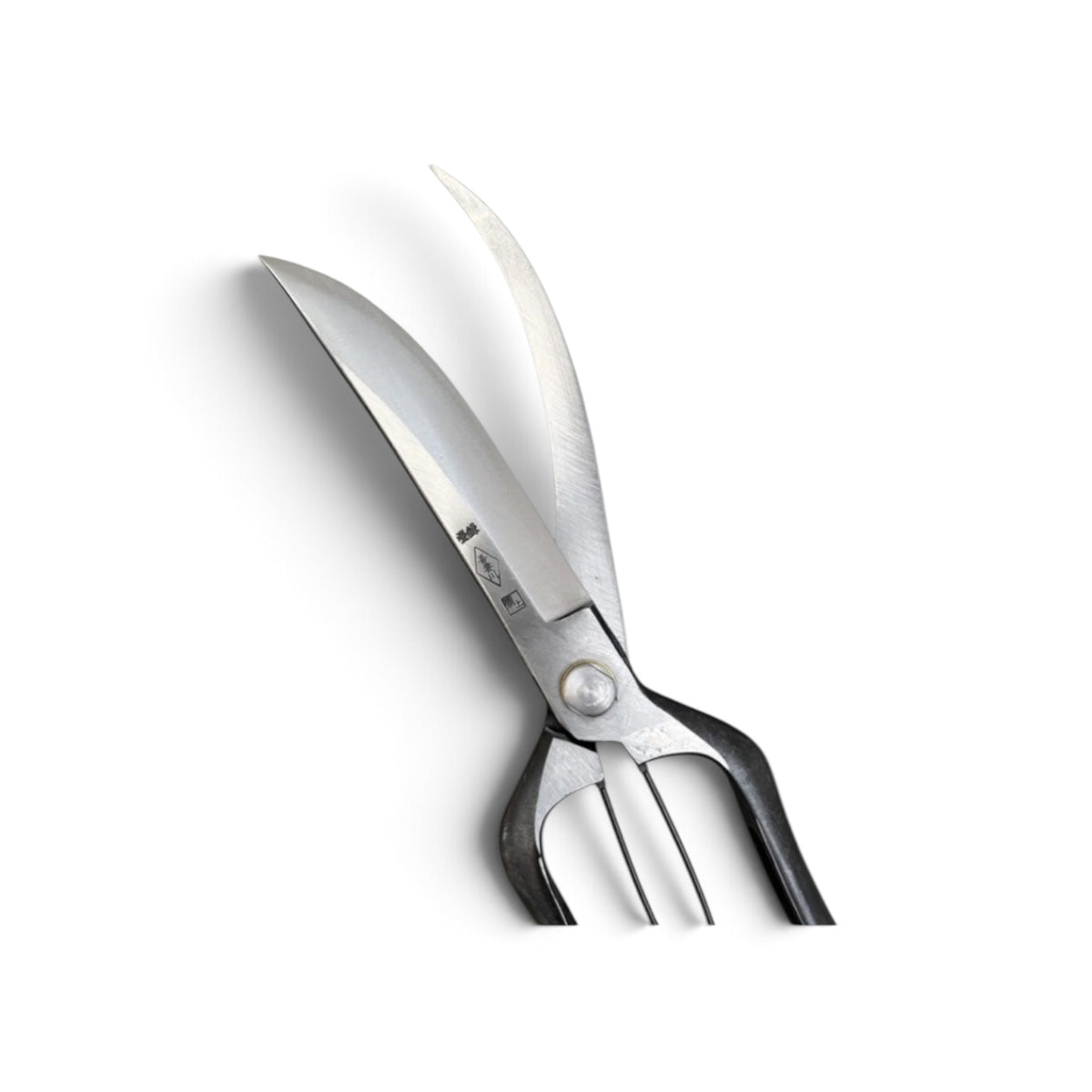 Azumagawa Single-Edge Single-Handed Hedge Shears Without Guard Total Length & Blade: 270mm / 130mm Yasugi High-Carbon Steel [Traditional Hand-Forged from Scratch / Hollow Ground Back / Screw Joint / Twist Blade / Smooth Engagement]