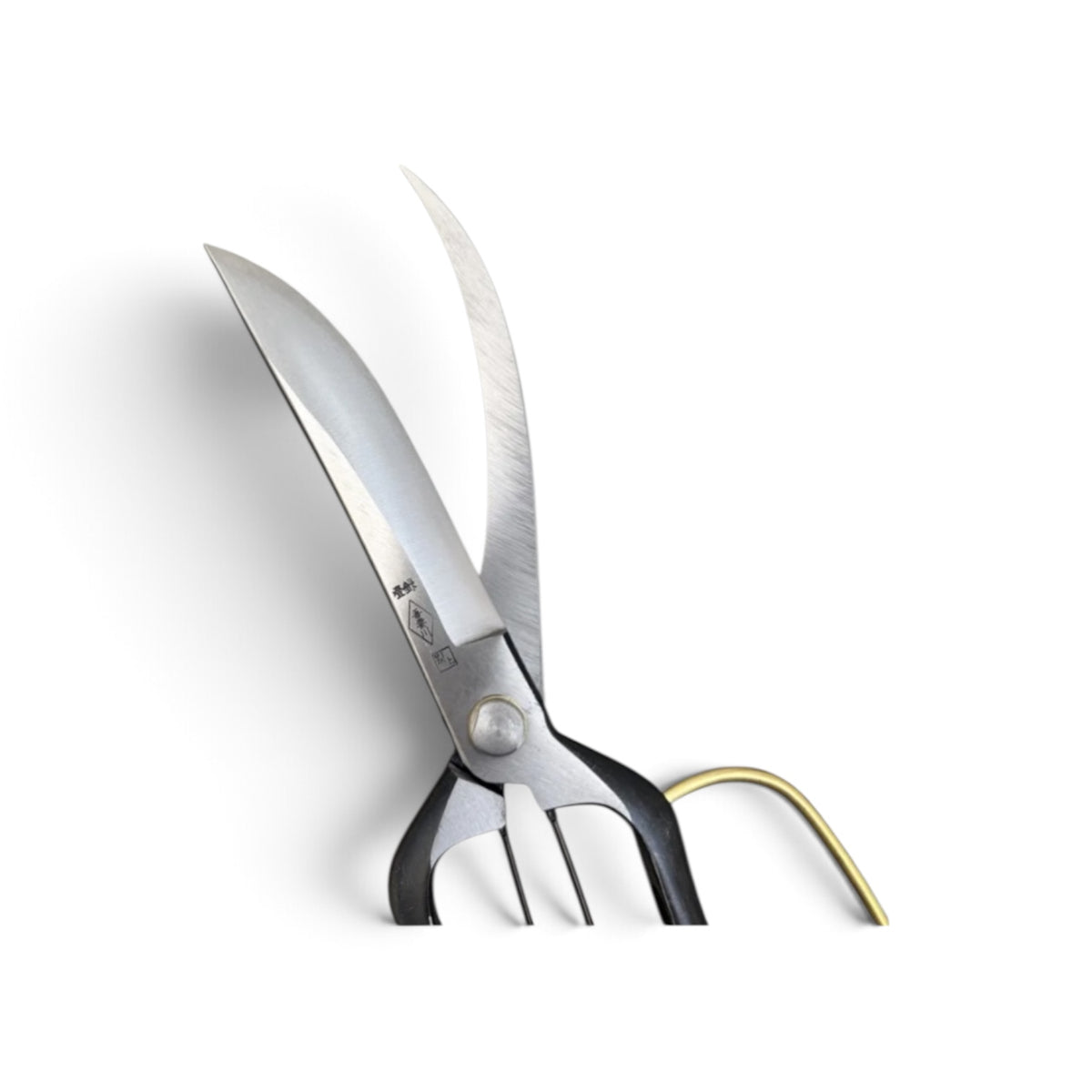 Azumagawa Single-Edge Single-Handed Hedge Shears With Guard Total Length & Blade: 270mm / 130mm Yasugi High-Carbon Steel [Traditional Hand-Forged from Scratch / Hollow Ground Back / Screw Joint / Twist Blade / Smooth Engagement]