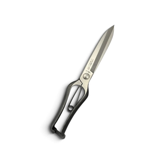 Onoyoshi Single-Handed Hedge Shears Without Guard Total Length & Blade: 270mm / 130mm High-Carbon Steel [Traditional Hand-Forged from Scratch / Hollow Ground Back / Screw Joint / Twisted Blade / Smooth Engagement]